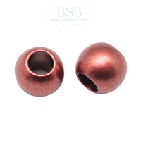 12mm Matte Acrylic Round Beads (10pcs)
