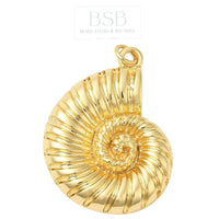 Conch Long-Lasting Plated Pendant 18K
