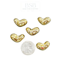 CCB Plastic Heart Beads (2pcs)
