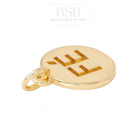 Brass Fe Medal, Gold Plated 18K
