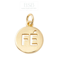 Brass Fe Medal, Gold Plated 18K
