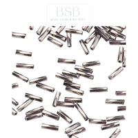 12mm Glass Twisted Bugle Beads
