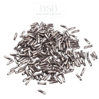 12mm Glass Twisted Bugle Beads
