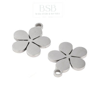 Stainless Steel Flower Pendant
