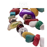 Natural Mixed Stone Chips Beads Strand
