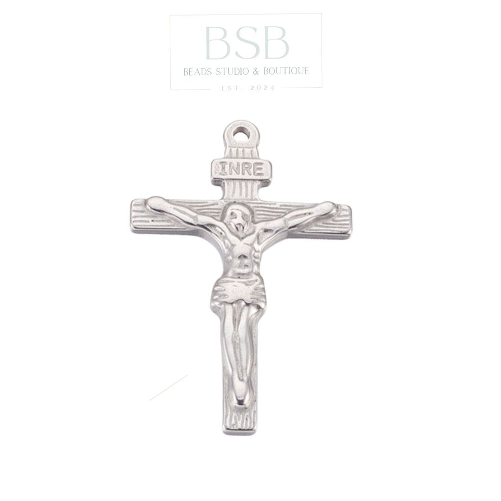 Stainless Steel Crucifix Cross Pendant