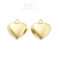 Heart 3D Gold Plated 18K Pendant
