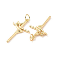 Cross Fe Gold Plated Pendant 18K
