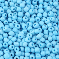6/0 Baking Paint Glass Seed Beads (11gms)
