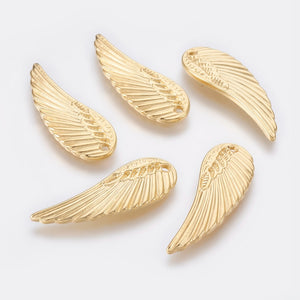 Stainless Steel Wing Pendant