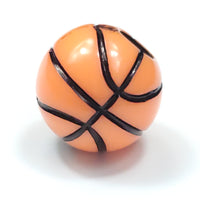 Basketball Acrylic Beads Round (3pcs)