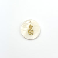Pineapple Shell Pendant (3pcs)