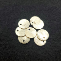 Flat Round Gold Plated Pendant