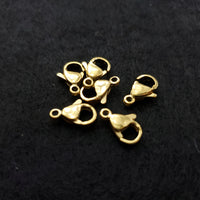 Stainless Steel 12mm Lobster Clasps (6pcs)