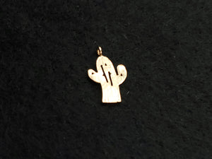 Cactus Gold Plated Pendant