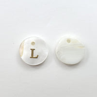 Letter Shell Pendant