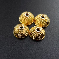 Beads Cap Gold Plated