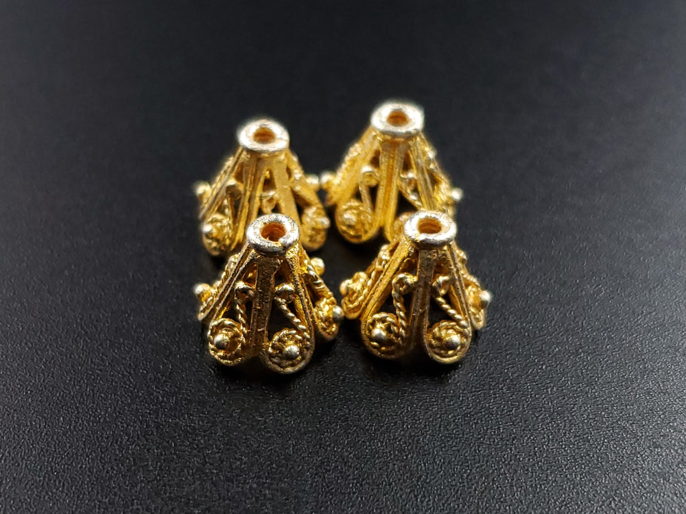 Beads Cap Gold Plated