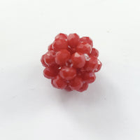 16mm Round Glass Beads (2pcs)