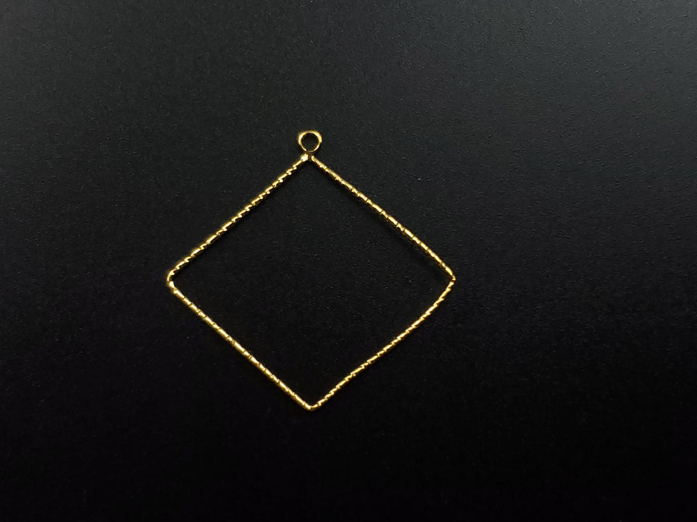 Rhombus Gold Plated Pendant