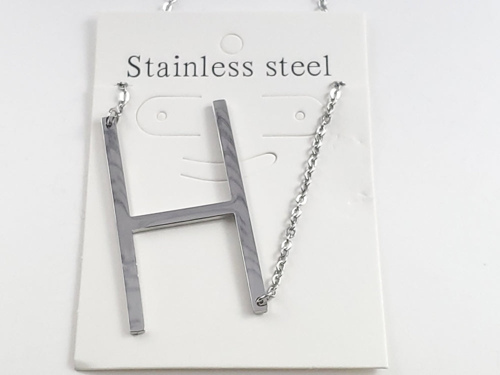 Stainless Steel Letter Chain Necklace