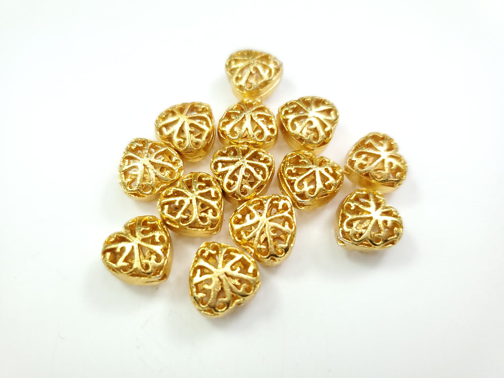 Heart Gold Plated Spacer