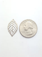 Stainless Steel Leaf Pendant
