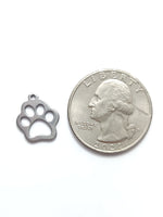 Stainless Steel Dog Paw Pendant
