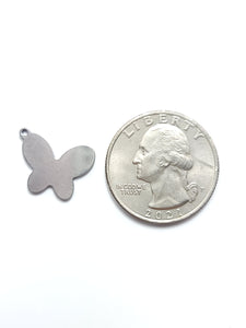 Stainless Steel Mini Butterfly Pendant