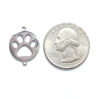 Stainless Steel Paw Medal Connector