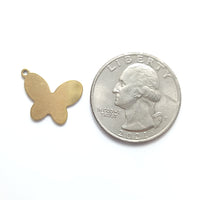 Stainless Steel Mini Butterfly Pendant