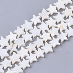 Star Shell Beads Strand