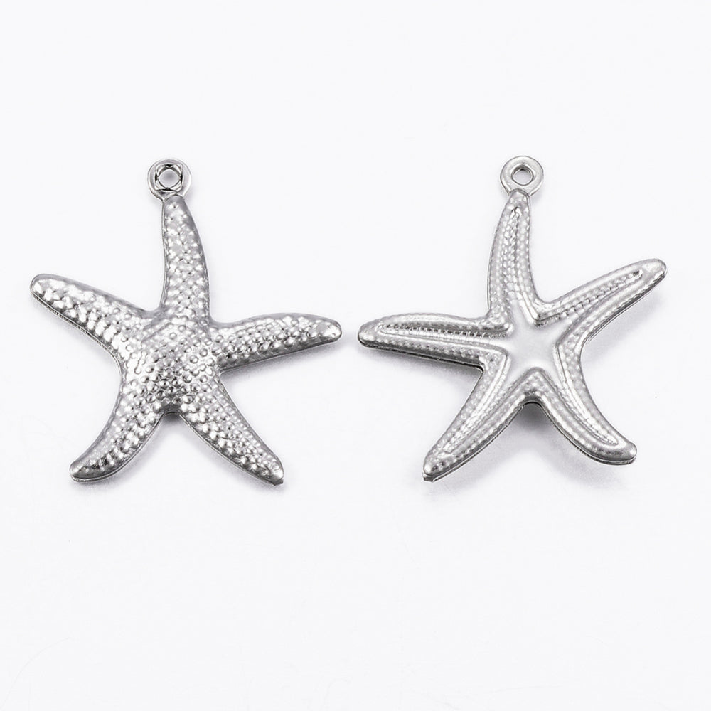 Stainless Steel Starfish Pendant