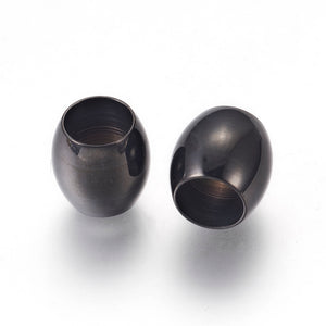 Stainless Steel Oval Spacer (6.5mm)