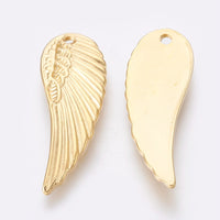 Stainless Steel Wing Pendant
