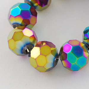 6mm Normal Glass Faceted Beads Strand