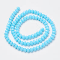 8mm Rondelle Glass Beads Strand
