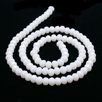 6mm Abacus Glass Beads Strand
