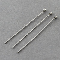Stainless Steel 40mm Ball Pins (20pcs)