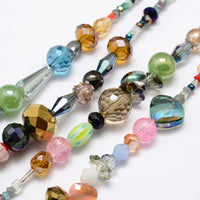 Assorted Mix Glass Beads Strand