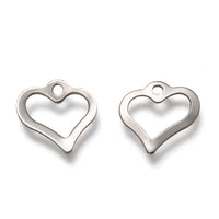 Stainless Steel Heart Shape Pendant