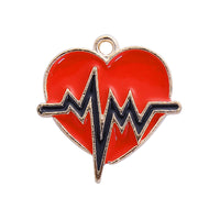 Heart with Electrogram Pendant