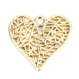 Heart Gold Plated Pendant