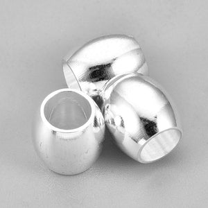 Stainless Steel Oval Spacer (6mm)
