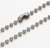 Stainless Steel 2.5mm Ball Chain Necklace
