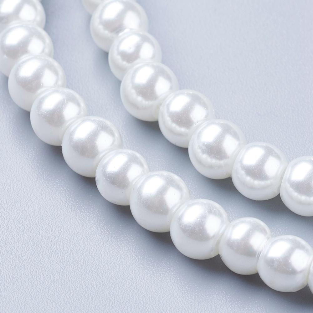 Glass pearl hot sale beads wholesale