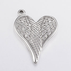 Stainless Steel Heart Pendant