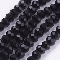 6mm Abacus Glass Beads Strand