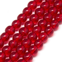 6mm Normal Glass Beads Strand