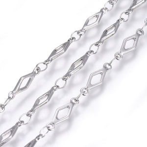 Stainless Steel Rhombus Chain